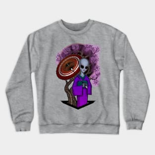 The alien Geisha - Color version Crewneck Sweatshirt